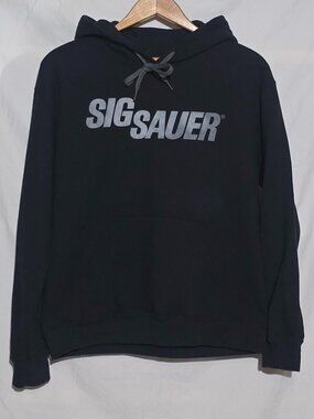 SIG SAUER Black Pullover Hoodie - Sz M*